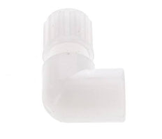 10x8mm & G1/4'' PVDF Elbow Compression Fitting with Female Threads 10 bar