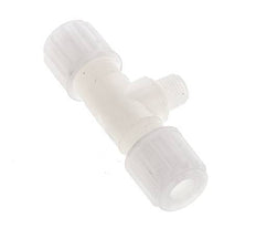 8x6mm & G1/8'' PVDF T-Shape Tee Compression Fitting with Male Threads 10 bar