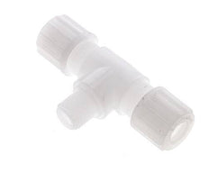10x8mm & G1/4'' PVDF T-Shape Tee Compression Fitting with Male Threads 10 bar