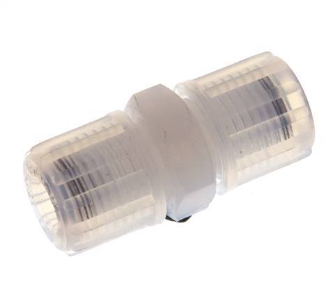 Racor de compresión recto 8x6 mm y PFA con rosca hembra 10 bar