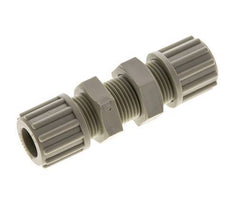 12x10mm PP Straight Compression Fitting Bulkhead 10 bar