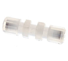 6x4mm & PFA Straight Compression Fitting Bulkhead 10 bar