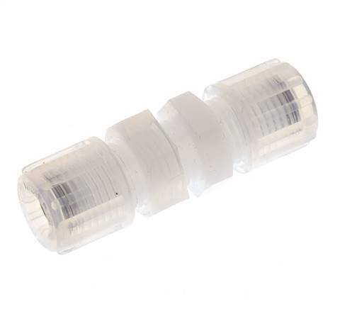8x6mm & PFA Straight Compression Fitting Bulkhead 10 bar