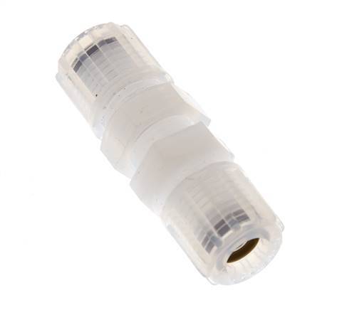 8x6mm & PFA Straight Compression Fitting Bulkhead 10 bar