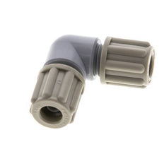 6x4mm PA Elbow Compression Fitting 10 bar [5 Pieces]