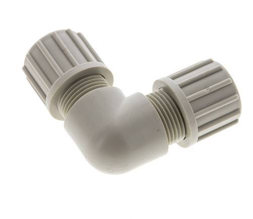 14x12mm PP Elbow Compression Fitting 10 bar