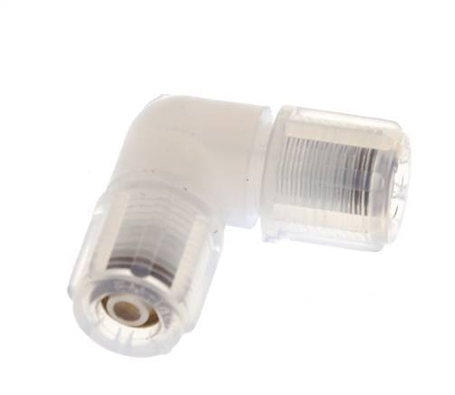6x4mm & PFA Elbow Compression Fitting with Female Threads 10 bar