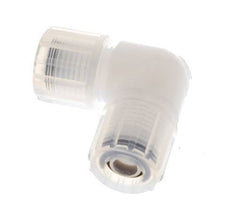 Racor de compresión codo 10x8mm y PFA con rosca hembra 10 bar