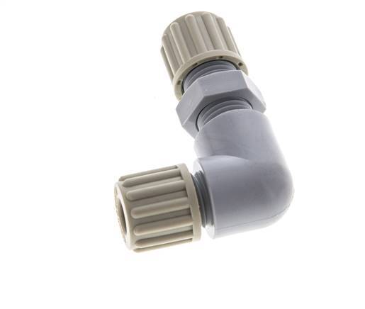 Accesorio de compresión 8x6mm PA Bulkhead 10 bar [2 Piezas]