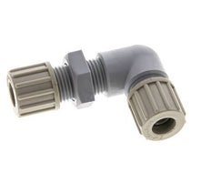 10x8mm PA Codo Compresión Racor Pasamuros 10 bar