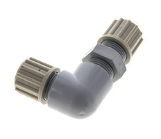 12x9mm PA Codo Compresión Racor Pasamuros 10 bar