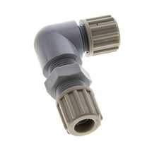 12x9mm PA Codo Compresión Racor Pasamuros 10 bar