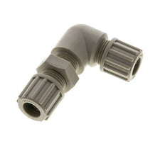 12x10mm PP Codo Compresión Racor Pasamuros 10 bar