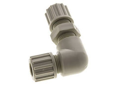 12x10mm PP Codo Compresión Racor Pasamuros 10 bar