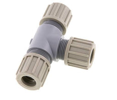14x12mm PA T-Shape Tee Compression Fitting 10 bar