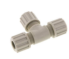 12x10mm PP T-Shape Tee Compression Fitting 10 bar