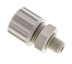 10x4mm & G1/8'' PP Straight Compression Fitting with Male Threads 10 bar PVC and PA