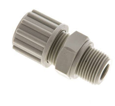 12x6mm & G3/8'' PP Straight Compression Fitting with Male Threads 10 bar PVC and PA