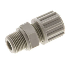 12x6mm & G3/8'' PP Straight Compression Fitting with Male Threads 10 bar PVC and PA