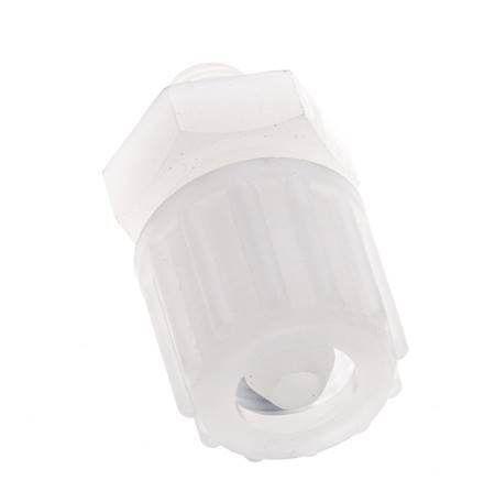 12x6mm & G1/4'' PVDF Straight Compression Fitting with Male Threads 10 bar PVC and PA