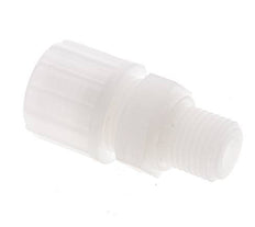 10x4mm & G1/4'' PVDF Straight Compression Fitting with Male Threads 10 bar PVC and PA