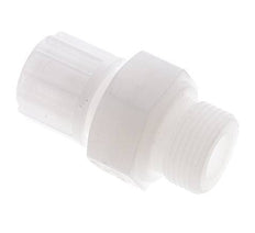 16x10mm & G3/4'' PVDF Straight Compression Fitting with Male Threads 10 bar PVC and PA