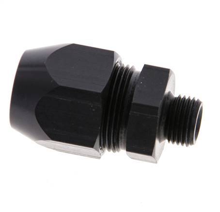 12x6mm & G1/8'' Aluminum Straight Compression Fitting with Male Threads 10 bar PVC and PA [2 Pieces]