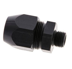 12x6mm & G1/8'' Aluminum Straight Compression Fitting with Male Threads 10 bar PVC and PA [2 Pieces]