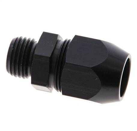 12x6mm & G1/4'' Aluminum Straight Compression Fitting with Male Threads 10 bar PVC and PA [2 Pieces]