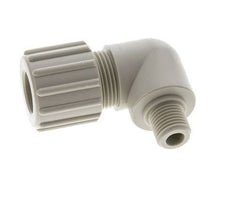 15x9mm & G1/4'' PP Elbow Compression Fitting with Male Threads 10 bar PVC and PA