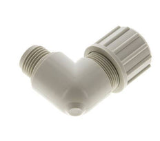 20x13mm & G1/2'' PP Elbow Compression Fitting with Male Threads 10 bar PVC and PA