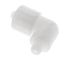 12x6mm & G1/8'' PVDF Elbow Compression Fitting with Male Threads 10 bar PVC and PA