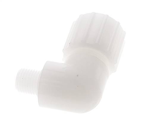15x9mm & G3/8'' PVDF Elbow Compression Fitting with Male Threads 10 bar PVC and PA