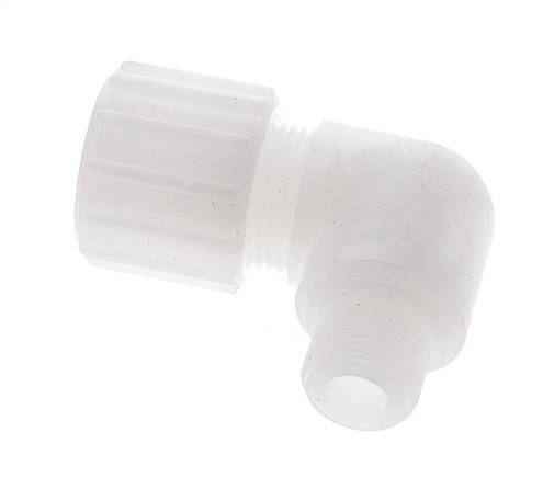 15x9mm & G3/8'' PVDF Elbow Compression Fitting with Male Threads 10 bar PVC and PA