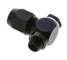 14x8mm & G1/4'' Aluminum Elbow Compression Fitting with Male Threads 10 bar PVC and PA