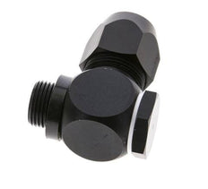 16x10mm & G3/8'' Aluminum Elbow Compression Fitting with Male Threads 10 bar PVC and PA