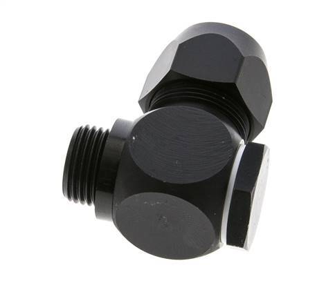 20x13mm & G1/2'' Aluminum Elbow Compression Fitting with Male Threads 10 bar PVC and PA