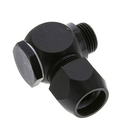 20x13mm & G1/2'' Aluminum Elbow Compression Fitting with Male Threads 10 bar PVC and PA