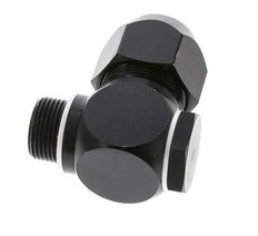 26x19mm & G3/4'' Aluminum Elbow Compression Fitting with Male Threads 10 bar PVC and PA