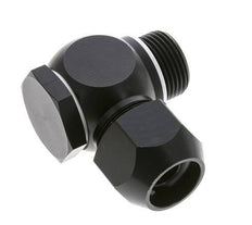 26x19mm & G1'' Aluminum Elbow Compression Fitting with Male Threads 10 bar PVC and PA