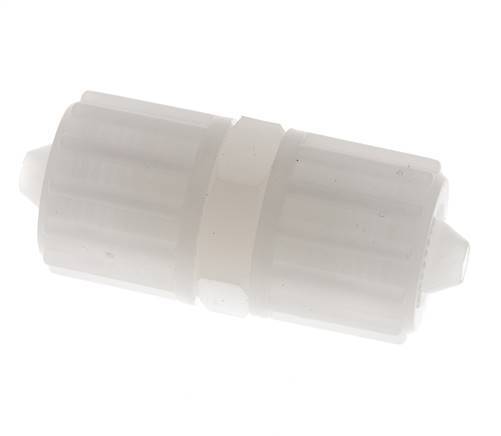 12x6mm PVDF Straight Compression Fitting 10 bar PVC and PA