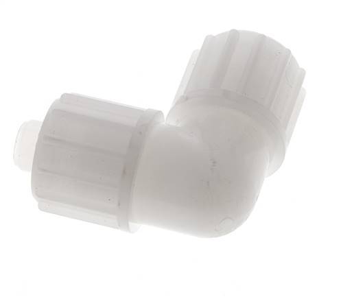 16x10mm PVDF Elbow Compression Fitting 10 bar PVC and PA