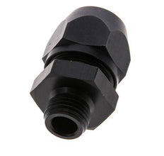 12x9mm & G1/4'' Aluminum Straight Compression Fitting with Male Threads 10 bar PVC and PA