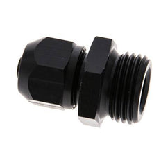 Racor de compresión recto de aluminio 9x6mm y G1/2'' con rosca macho 10 bar PVC y PA