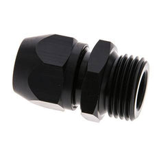 Racor de compresión recto de aluminio 12x9mm y G1/2'' con rosca macho 10 bar PVC y PA