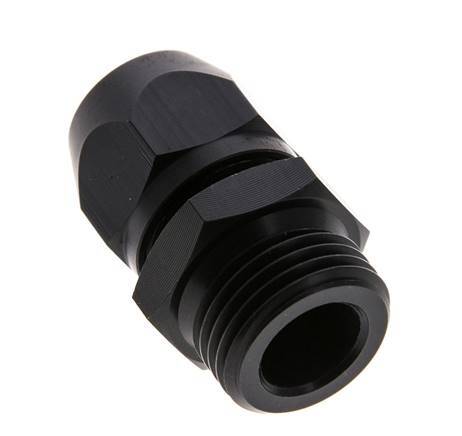 Racor de compresión recto de aluminio 12x9mm y G1/2'' con rosca macho 10 bar PVC y PA