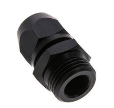 Racor de compresión recto de aluminio 12x9mm y G1/2'' con rosca macho 10 bar PVC y PA