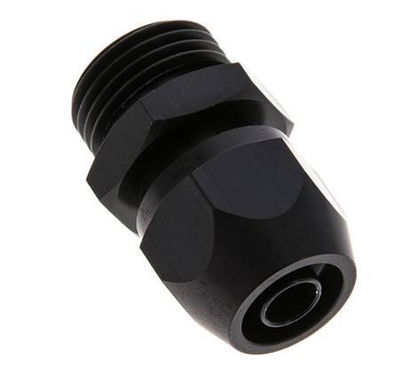 Racor de compresión recto de aluminio 12x9mm y G1/2'' con rosca macho 10 bar PVC y PA