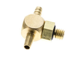 Boquilla en T de latón de 3 mm y M5 con rosca macho NBR