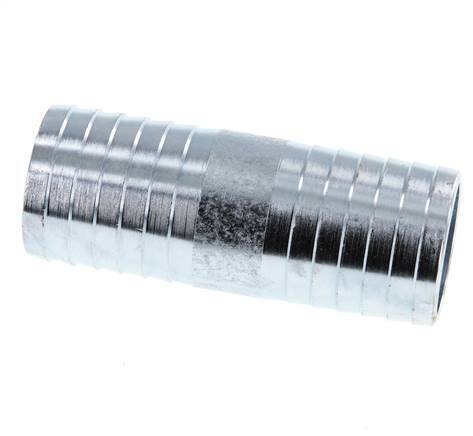 Conector de manguera de acero cincado de 38 mm (1-1/2'')